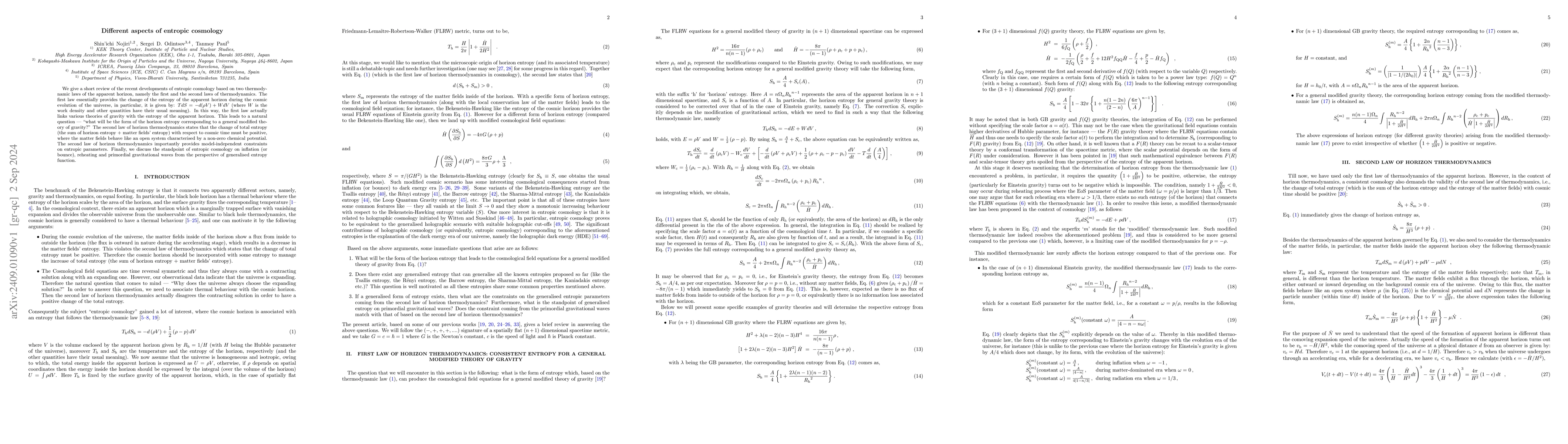 Thumbnail for Different aspects of entropic cosmology