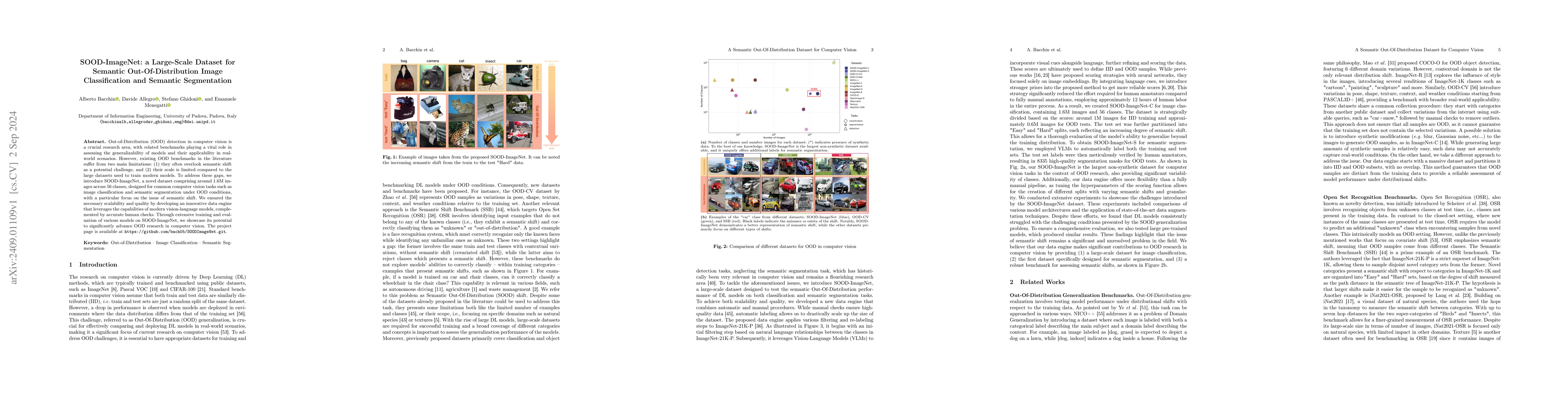 Thumbnail for SOOD-ImageNet: a Large-Scale Dataset for Semantic Out-Of-Distribution
  Image Classification and Semantic Segmentation
