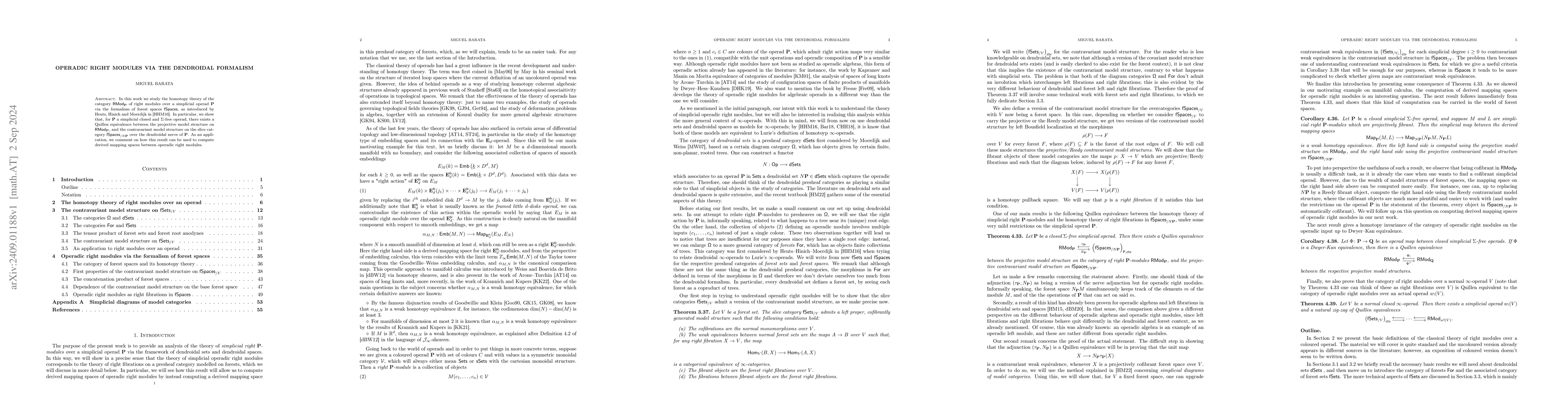 Thumbnail for Operadic right modules via the dendroidal formalism