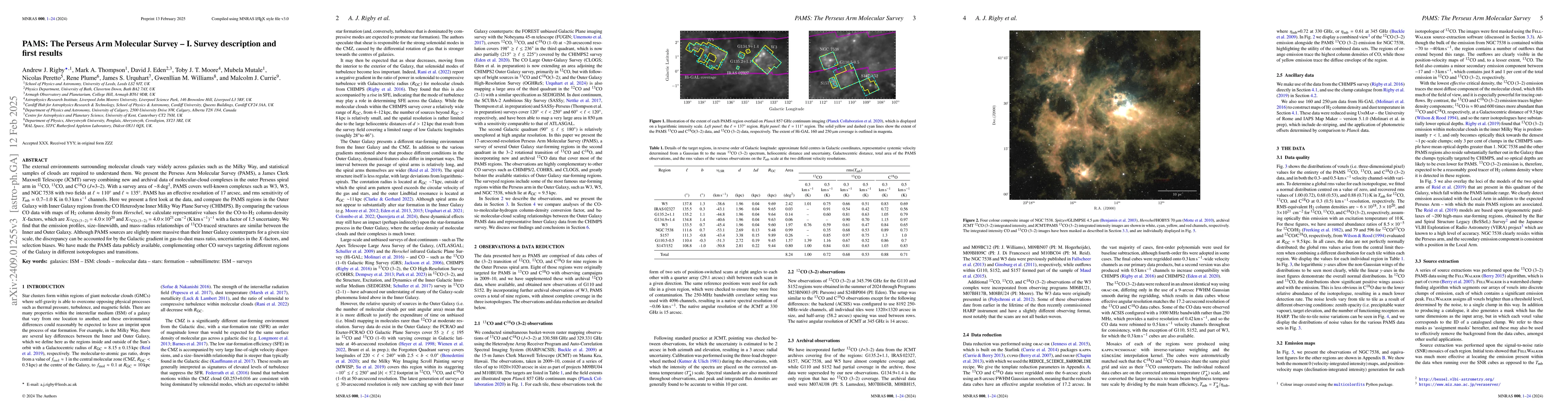 Thumbnail for PAMS: The Perseus Arm Molecular Survey -- I. Survey description and
  first results