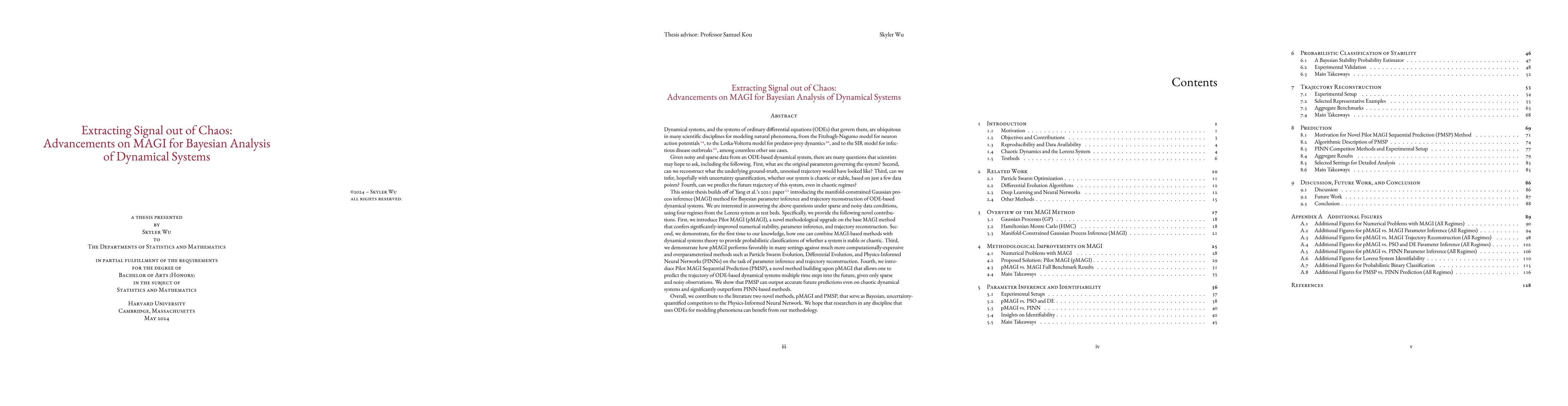Thumbnail for Extracting Signal out of Chaos: Advancements on MAGI for Bayesian
  Analysis of Dynamical Systems