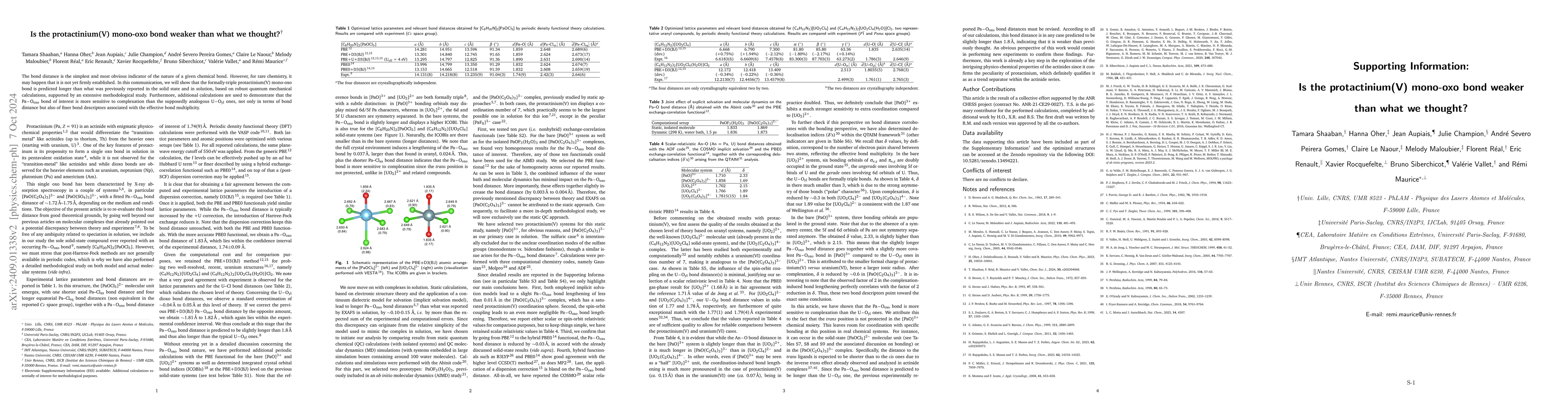 Thumbnail for Is the protactinium(V) mono-oxo bond weaker than what we thought?