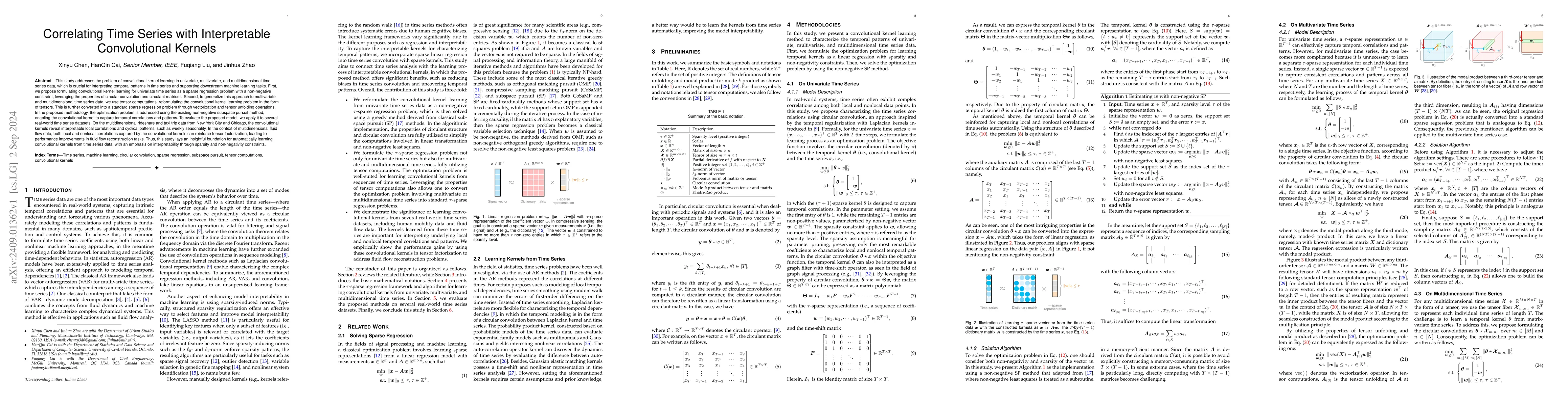 Thumbnail for Correlating Time Series with Interpretable Convolutional Kernels