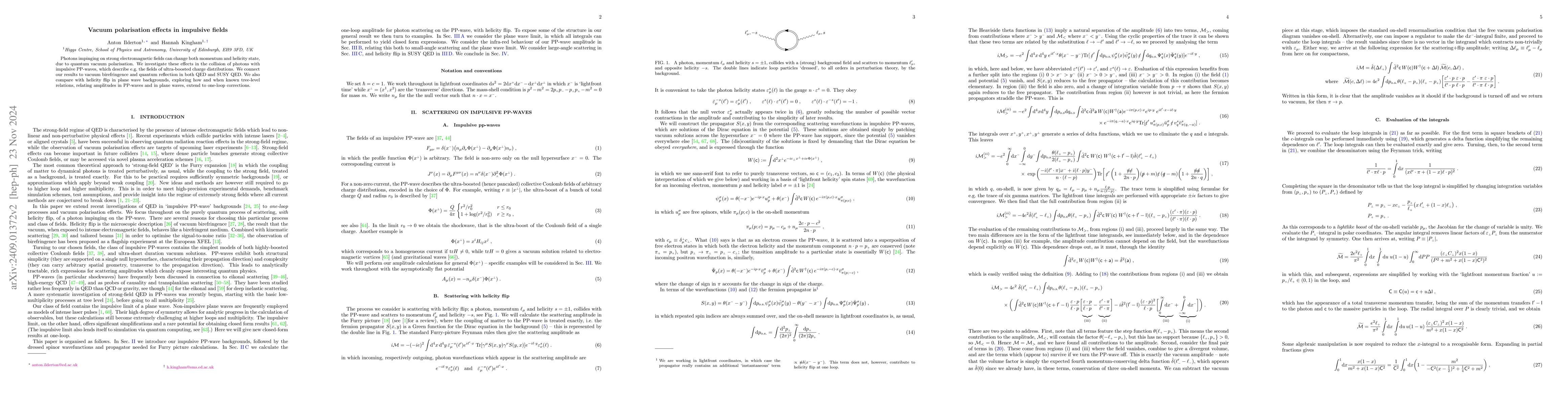 Thumbnail for Vacuum polarisation effects in impulsive fields