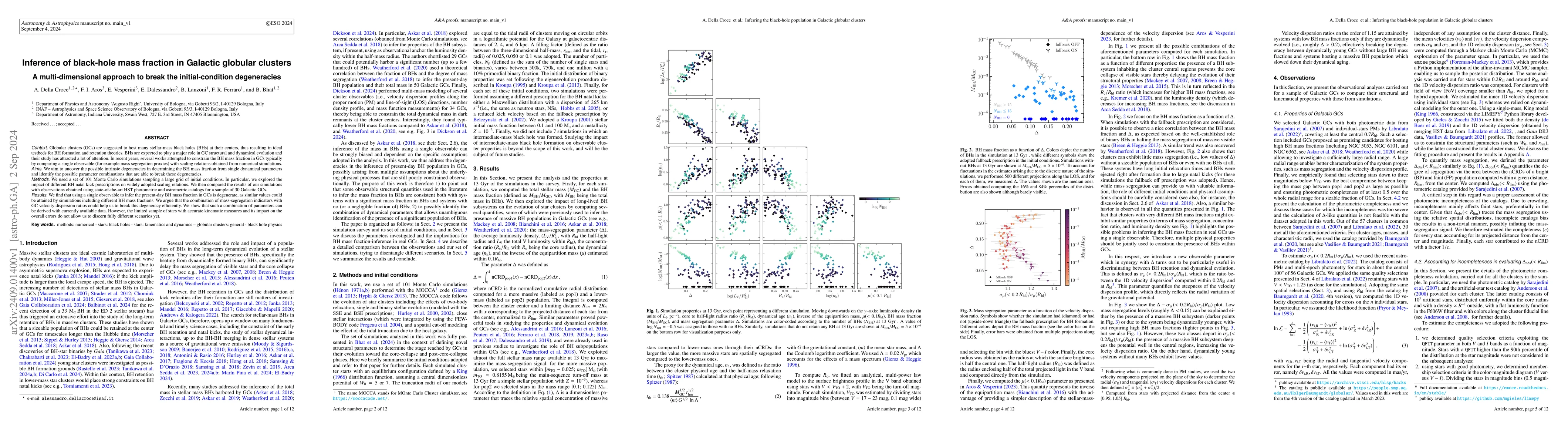 Thumbnail for Inference of black-hole mass fraction in Galactic globular clusters. A
  multi-dimensional approach to break the initial-condition degeneracies