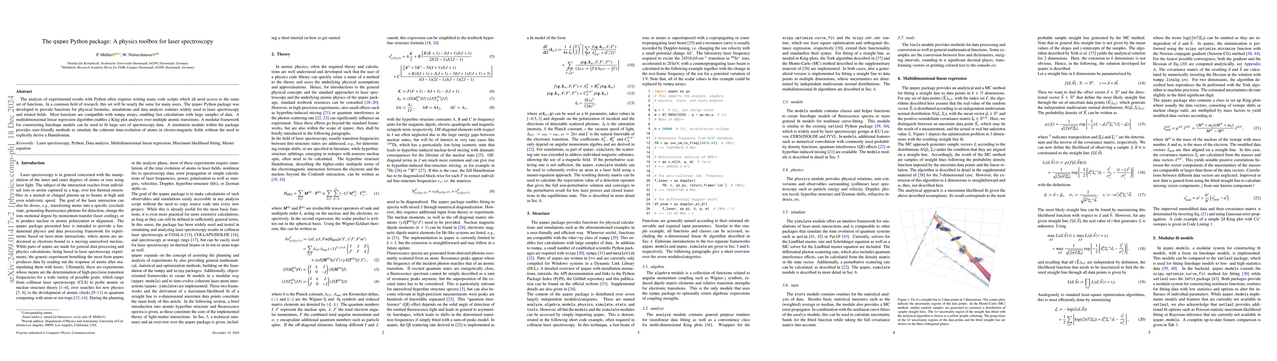 Thumbnail for The qspec Python package: A physics toolbox for laser spectroscopy