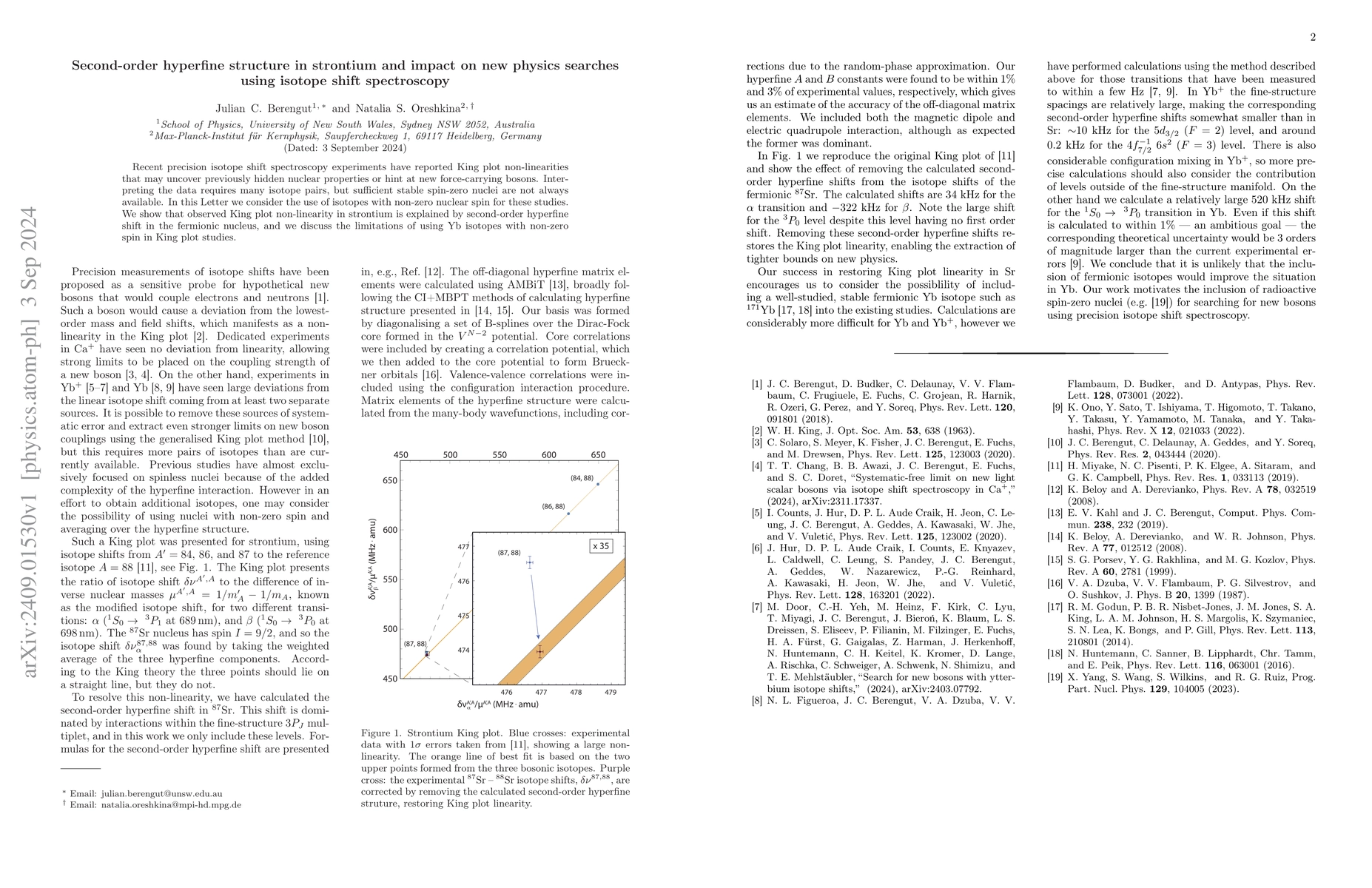 Thumbnail for Second-order hyperfine structure in strontium and impact on new physics
  searches using isotope shift spectroscopy