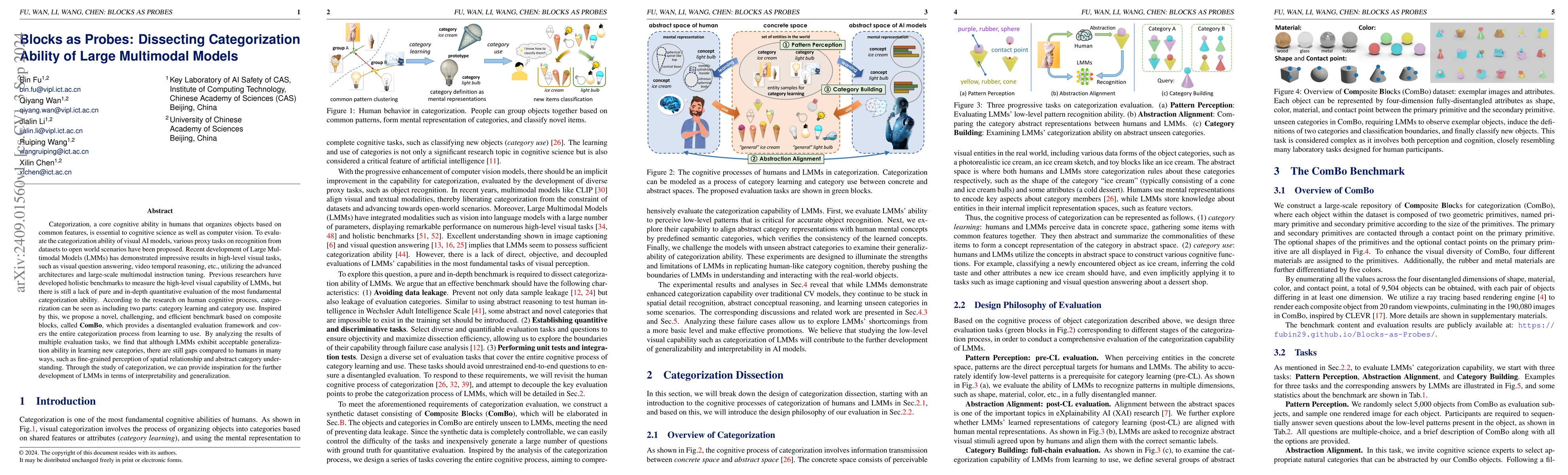 Thumbnail for Blocks as Probes: Dissecting Categorization Ability of Large Multimodal
  Models