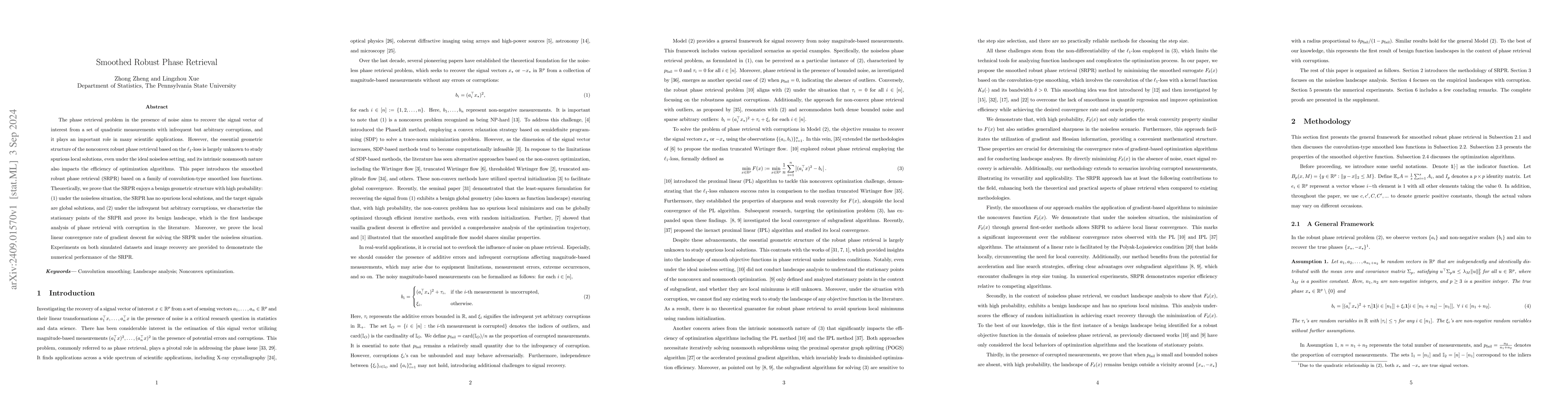 Thumbnail for Smoothed Robust Phase Retrieval