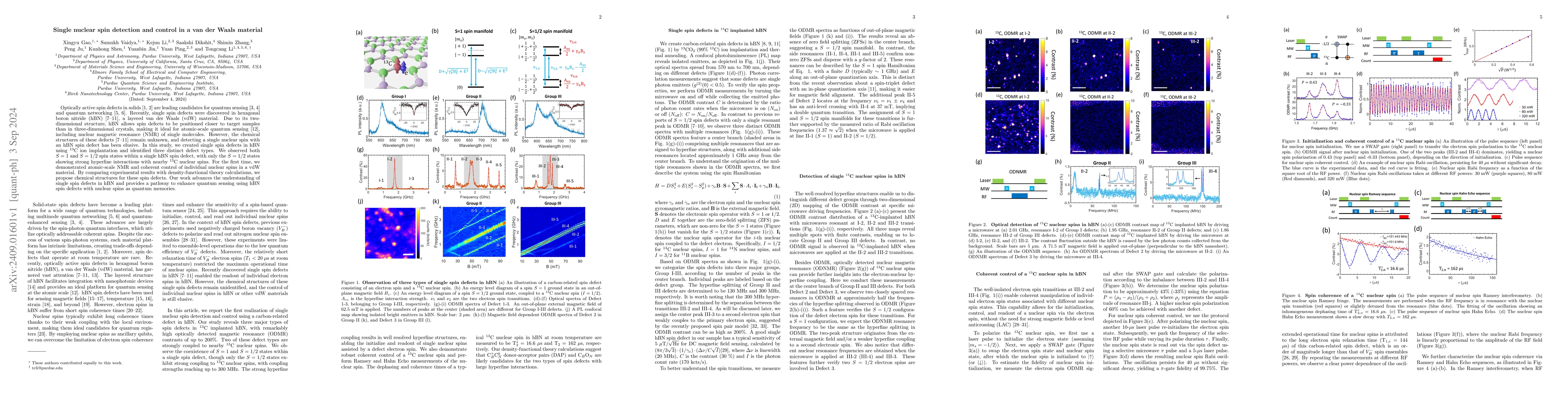 Thumbnail for Single nuclear spin detection and control in a van der Waals material