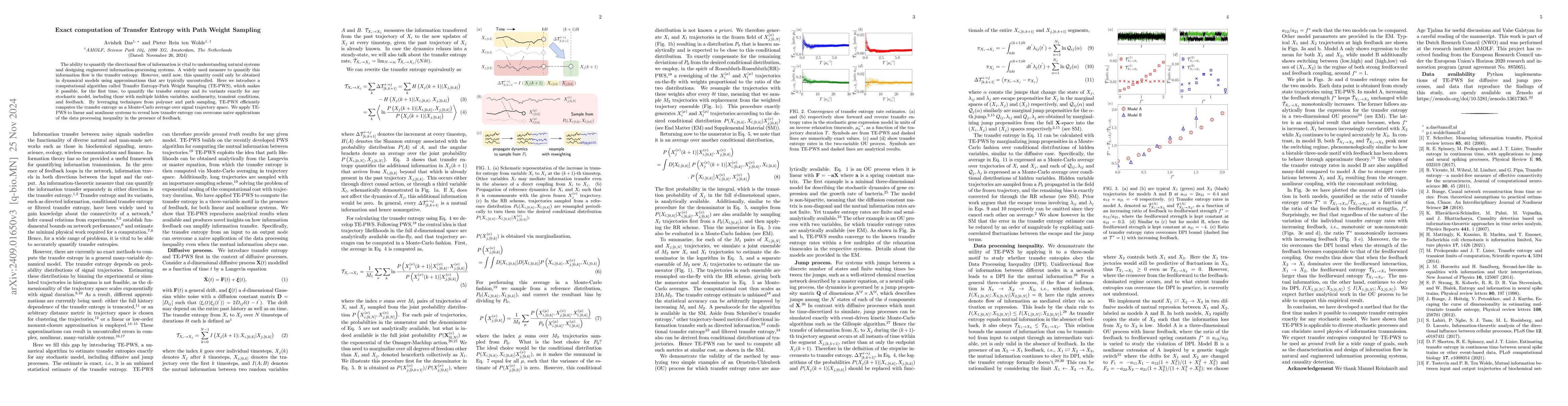 Thumbnail for Exact computation of Transfer Entropy with Path Weight Sampling