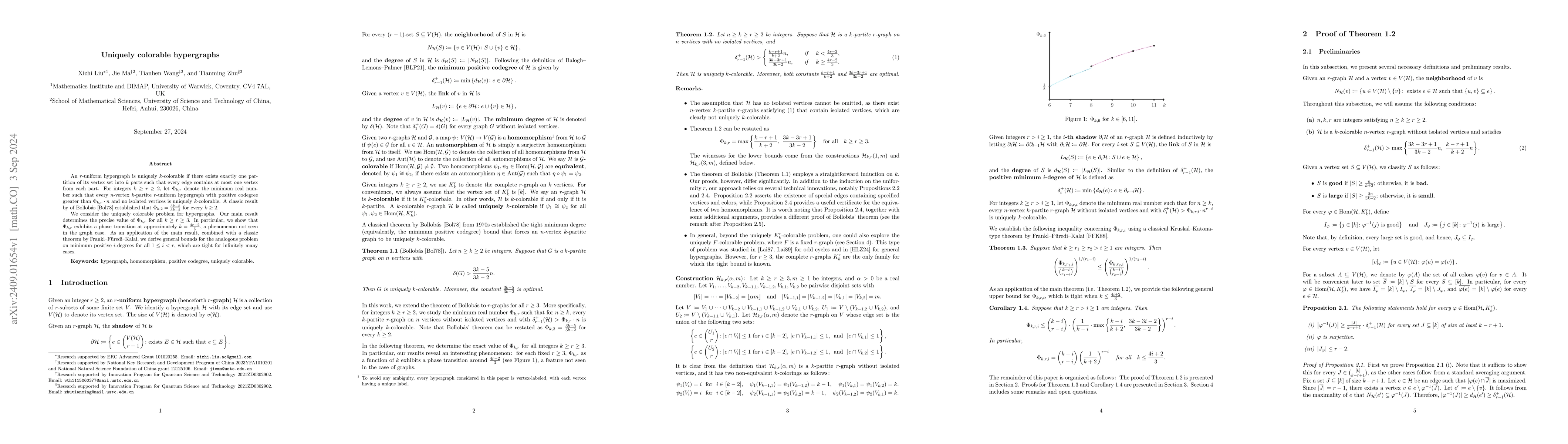 Thumbnail for Uniquely colorable hypergraphs