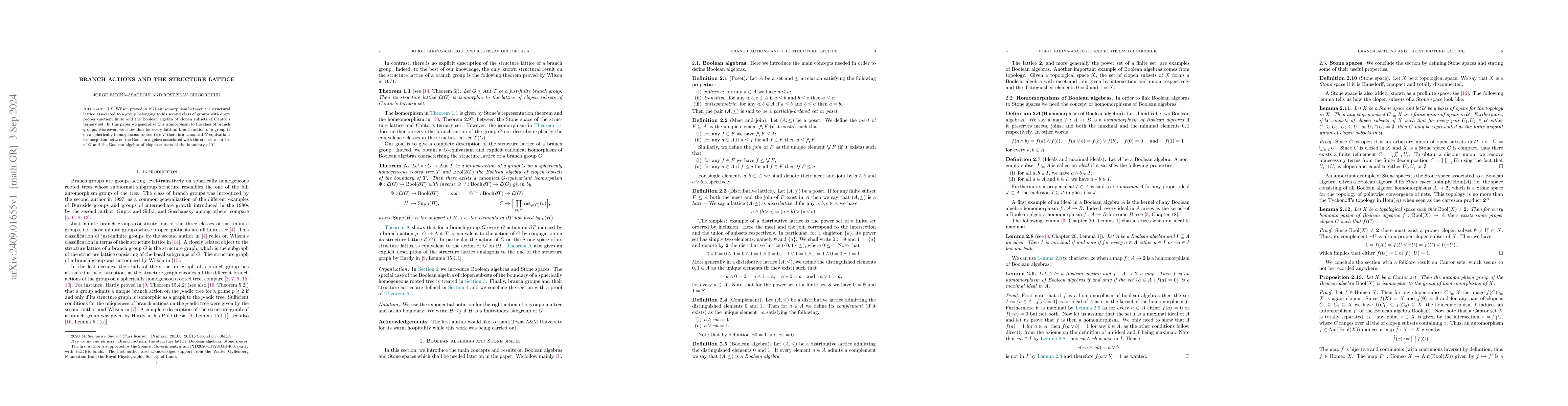 Thumbnail for Branch actions and the structure lattice