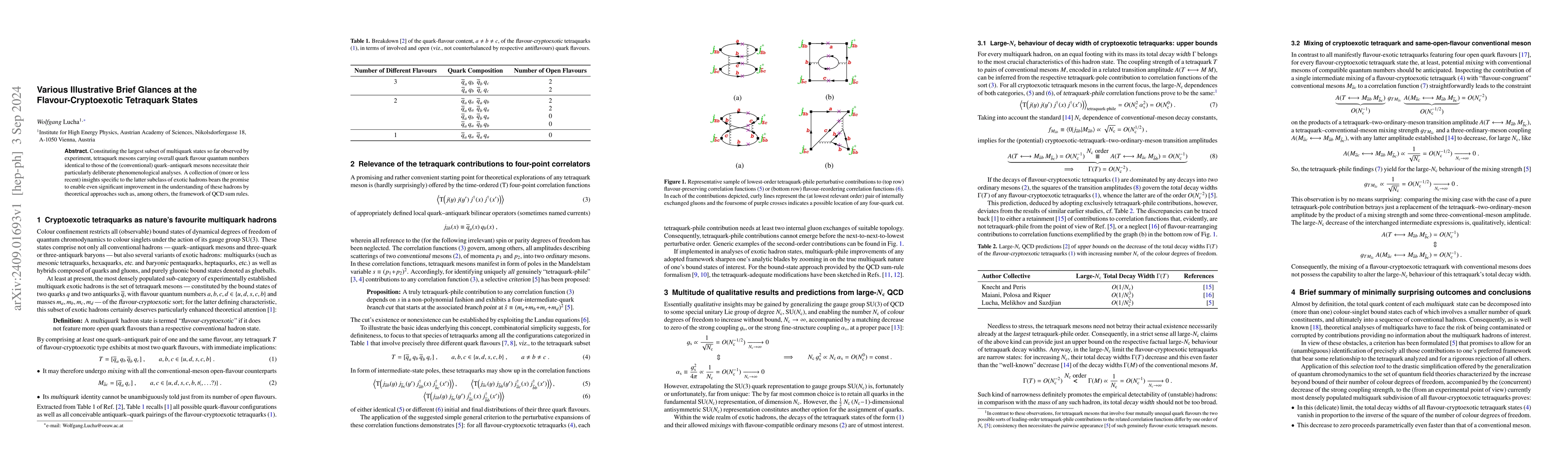 Thumbnail for Various Illustrative Brief Glances at the Flavour-Cryptoexotic
  Tetraquark States