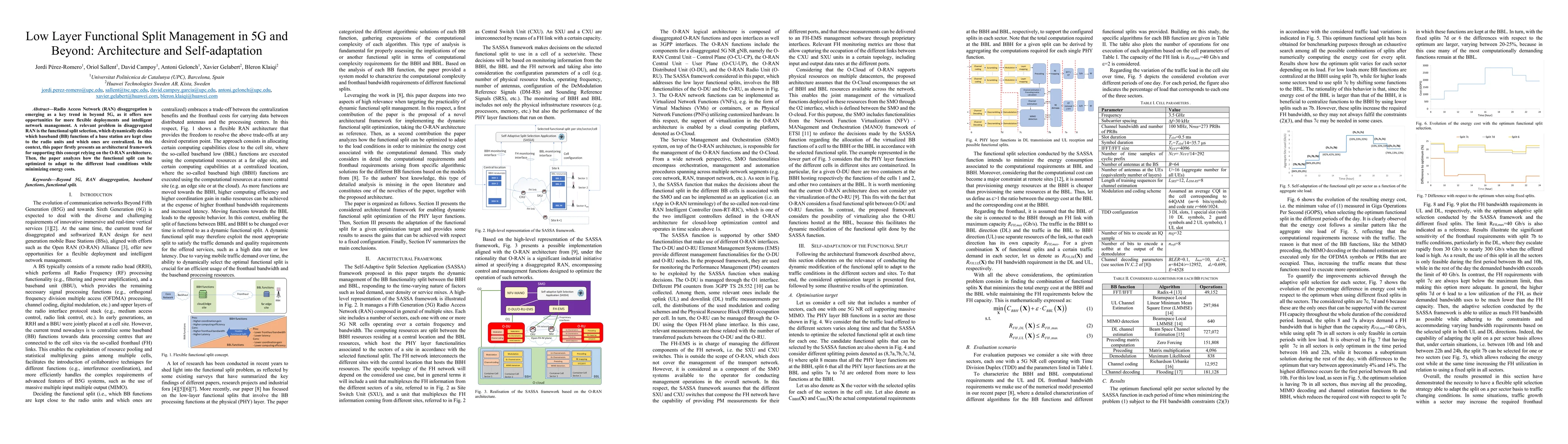 Thumbnail for Low Layer Functional Split Management in 5G and Beyond: Architecture and
  Self-adaptation