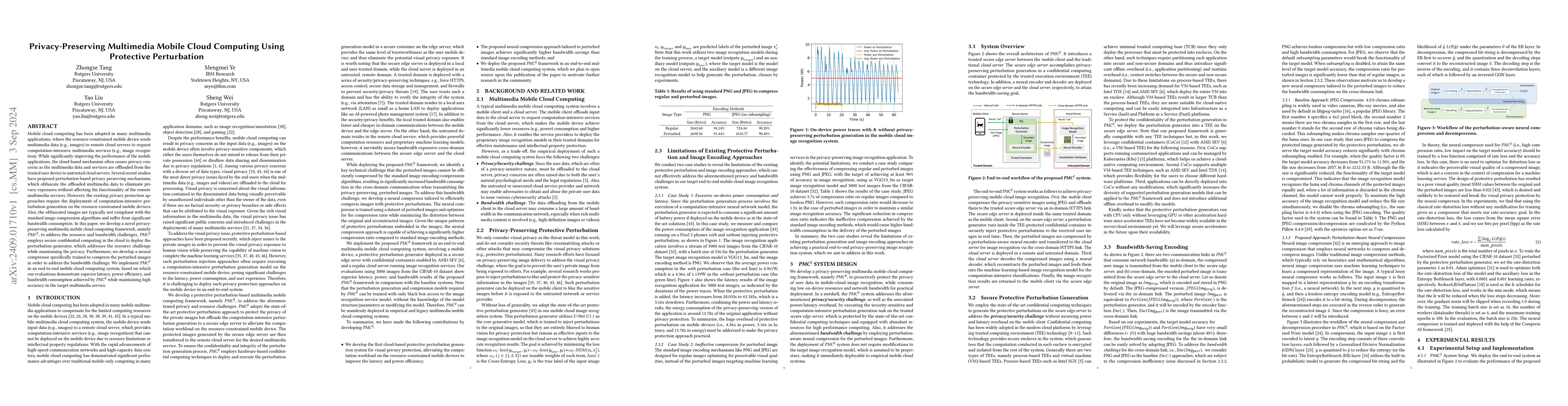 Thumbnail for Privacy-Preserving Multimedia Mobile Cloud Computing Using Protective
  Perturbation