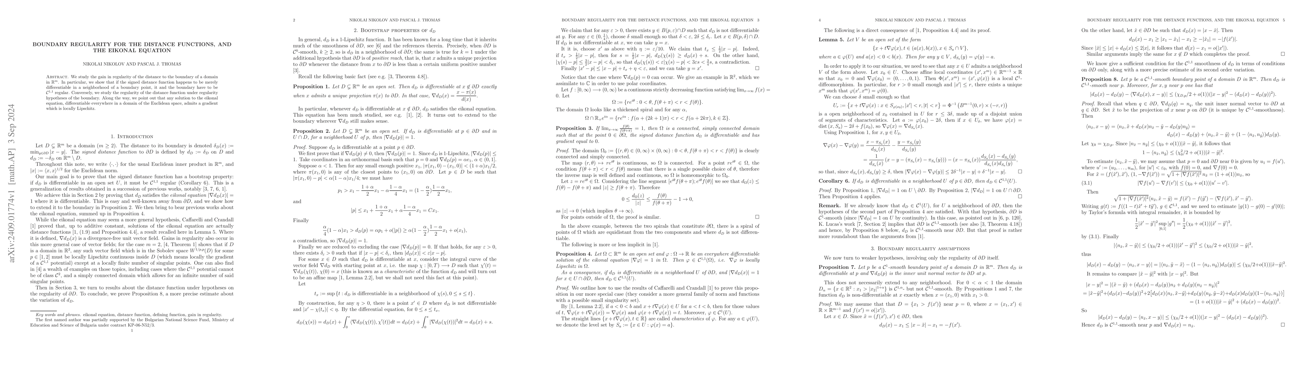 Thumbnail for Boundary regularity for the distance functions, and the eikonal equation