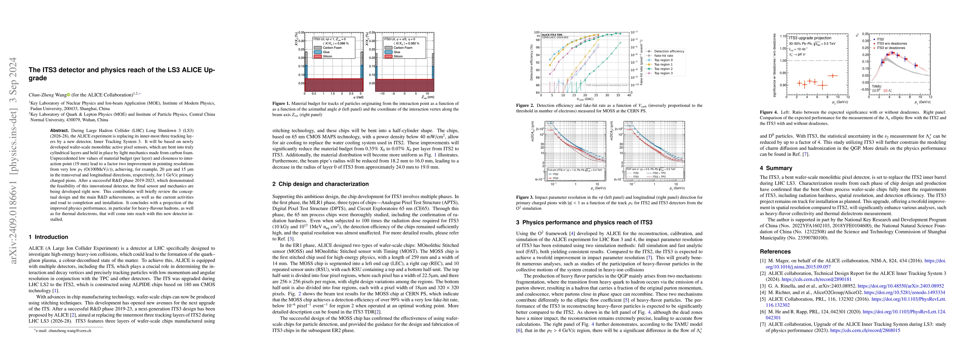 Thumbnail for The ITS3 detector and physics reach of the LS3 ALICE Upgrade