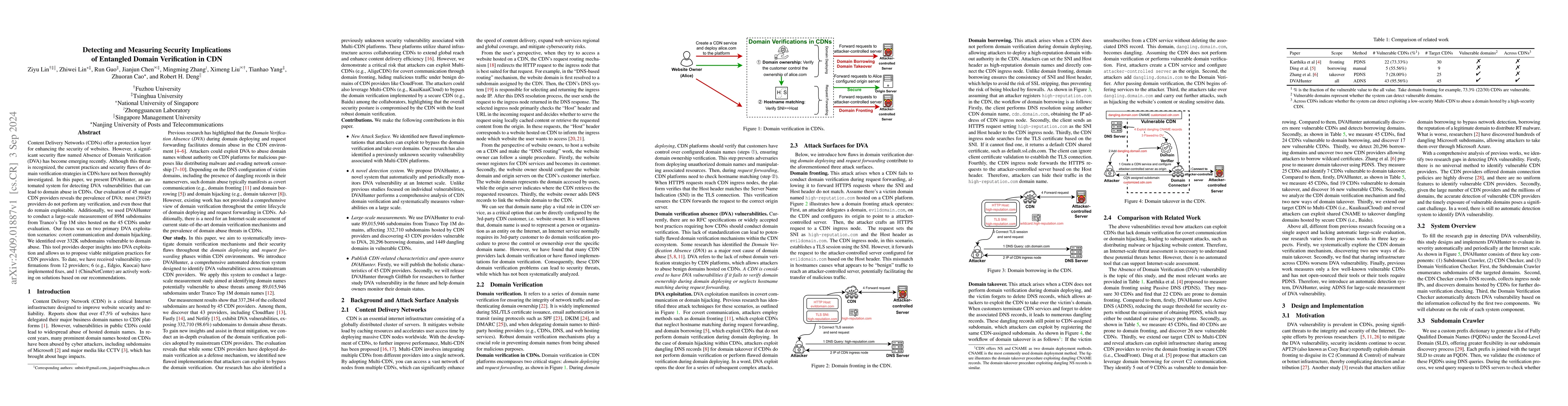 Thumbnail for Detecting and Measuring Security Implications of Entangled Domain
  Verification in CDN