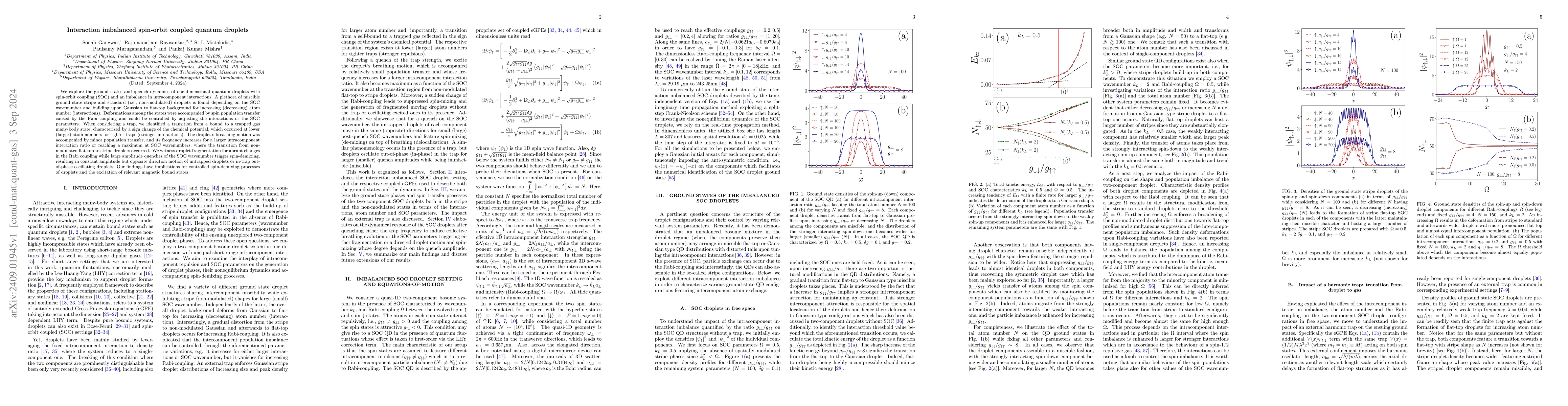 Thumbnail for Interaction imbalanced spin-orbit coupled quantum droplets