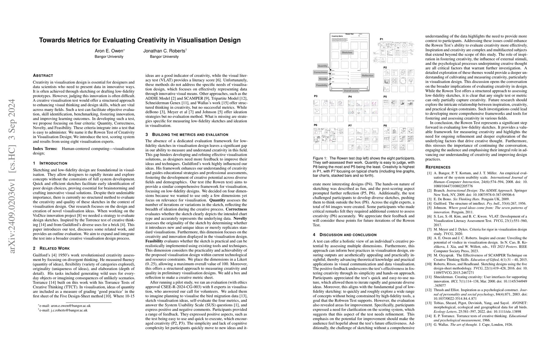 Thumbnail for Towards Metrics for Evaluating Creativity in Visualisation Design