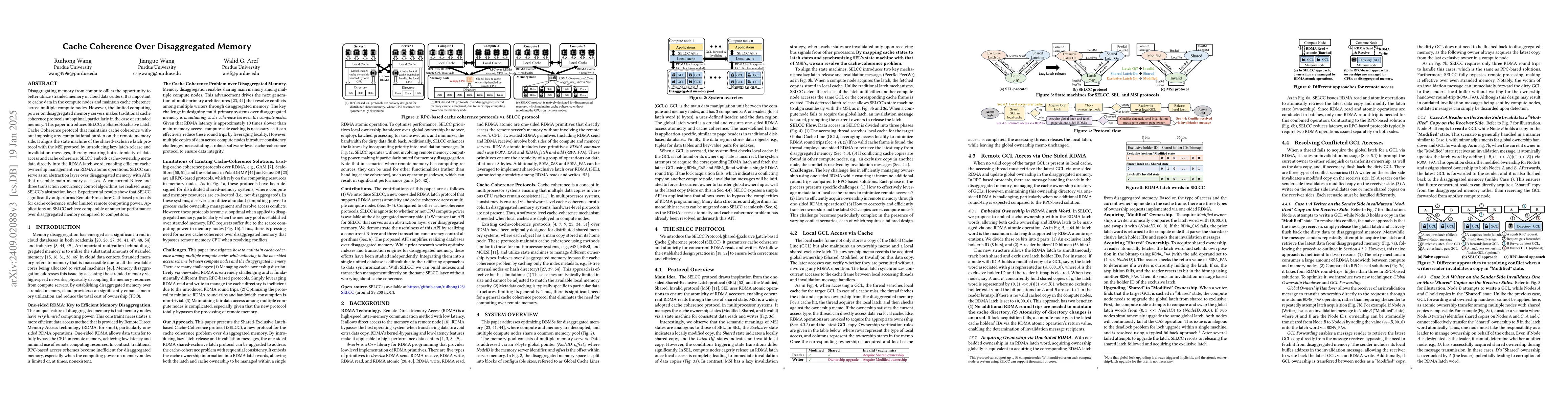 Thumbnail for SELCC: Coherent Caching over Compute-Limited Disaggregated Memory