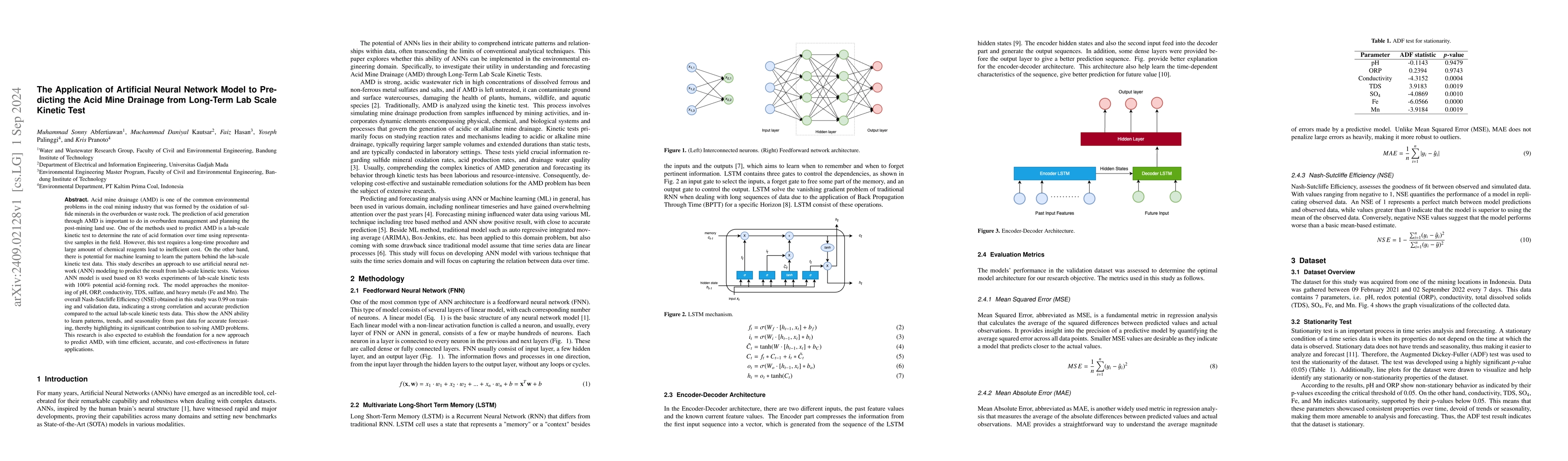 Thumbnail for The Application of Artificial Neural Network Model to Predicting the
  Acid Mine Drainage from Long-Term Lab Scale Kinetic Test