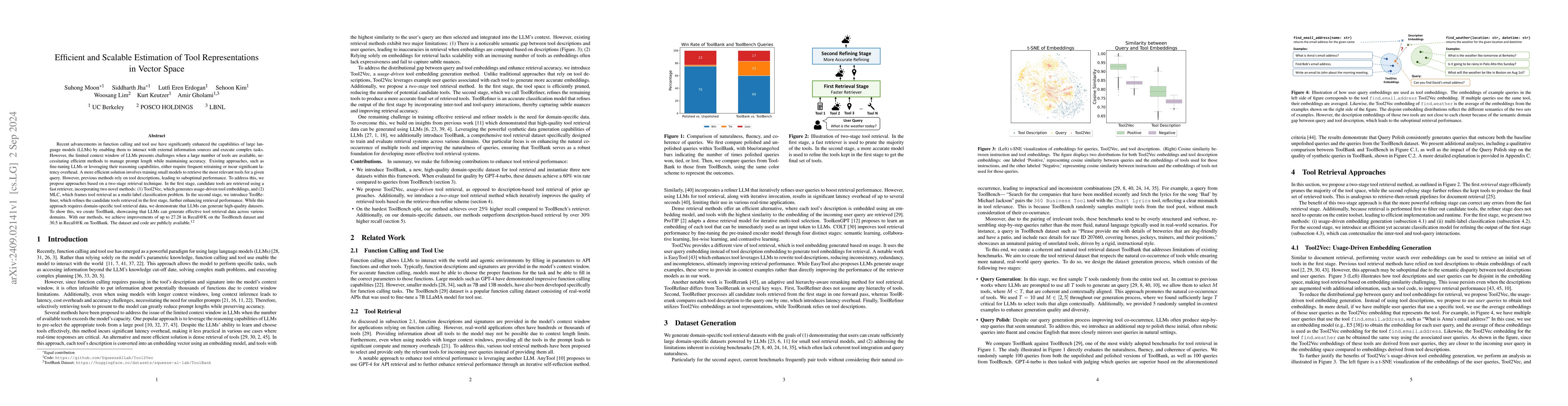 Thumbnail for Efficient and Scalable Estimation of Tool Representations in Vector
  Space