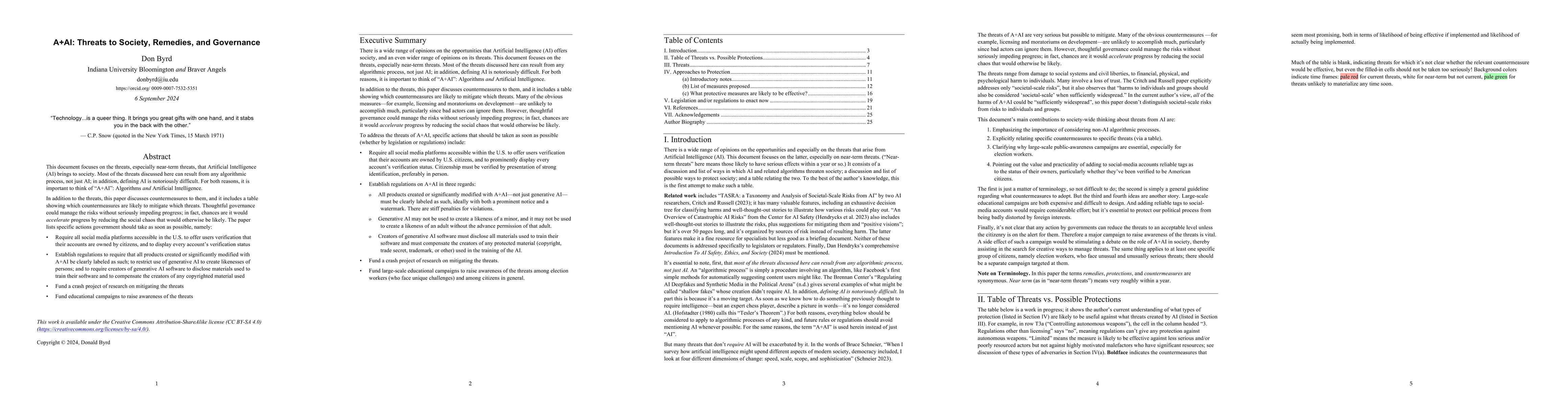 Thumbnail for A+AI: Threats to Society, Remedies, and Governance