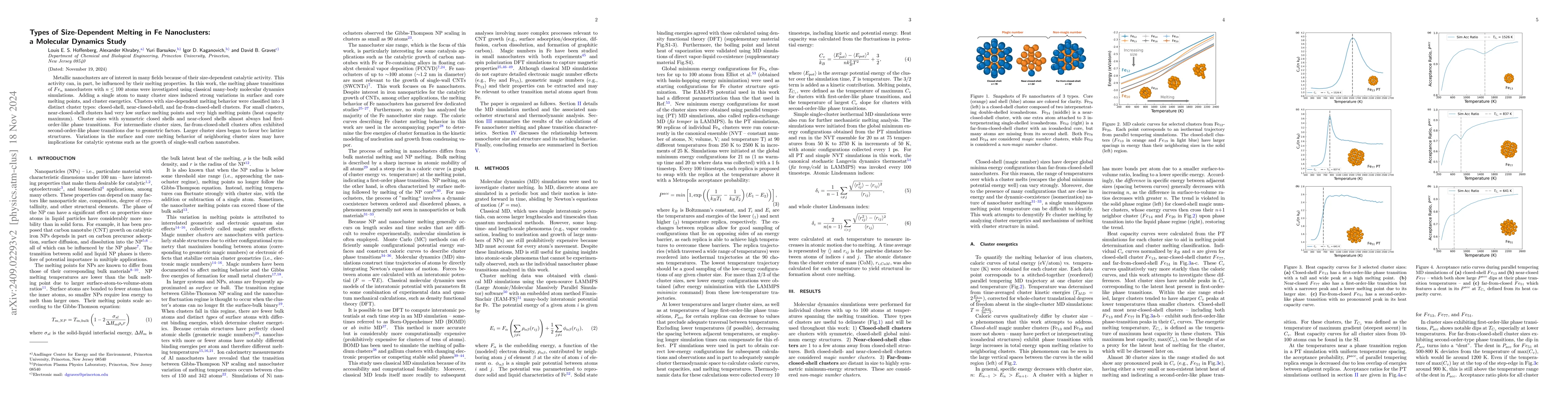 Thumbnail for Types of Size-Dependent Melting in Fe Nanoclusters: a Molecular Dynamics
  Study