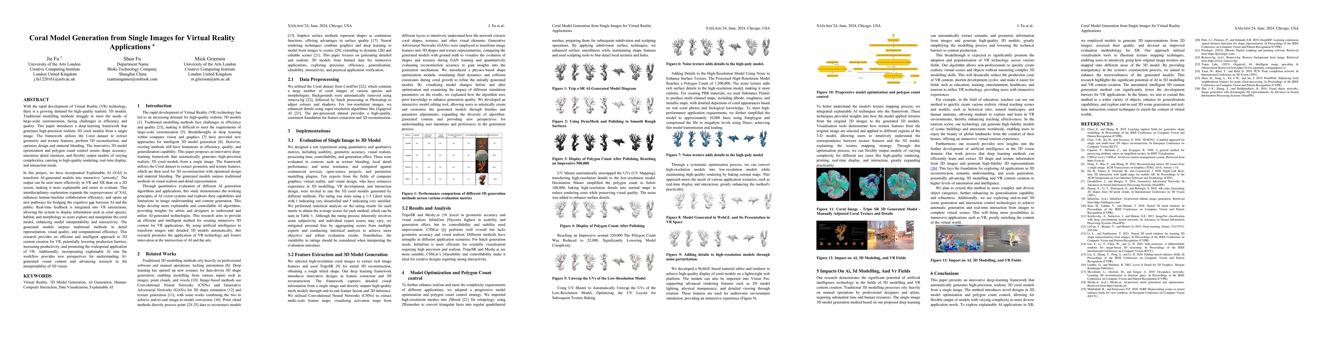 Thumbnail for Coral Model Generation from Single Images for Virtual Reality
  Applications