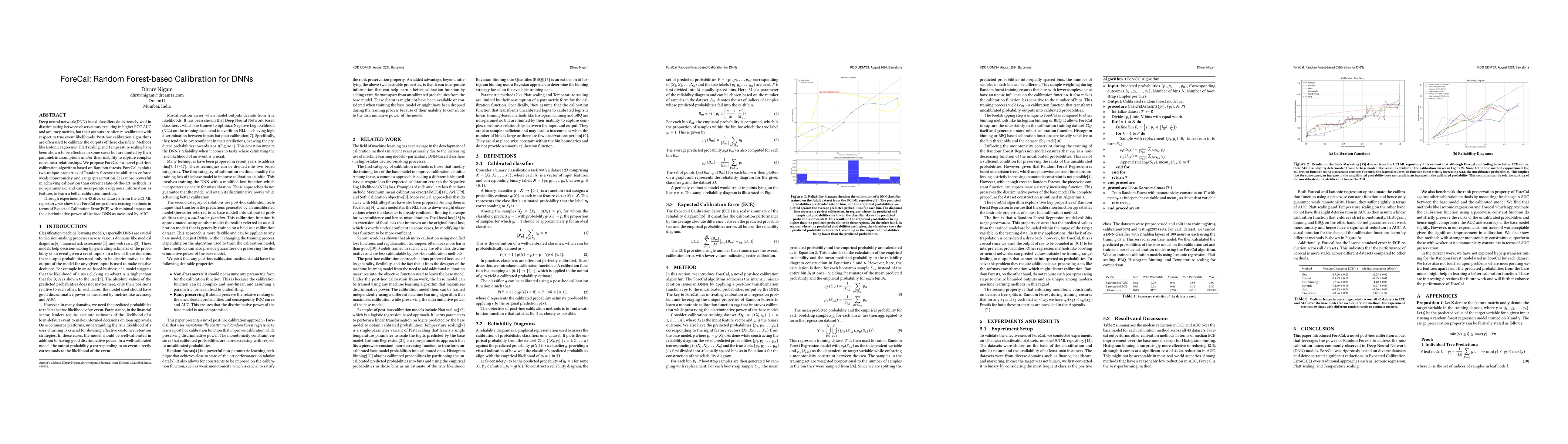 Thumbnail for ForeCal: Random Forest-based Calibration for DNNs