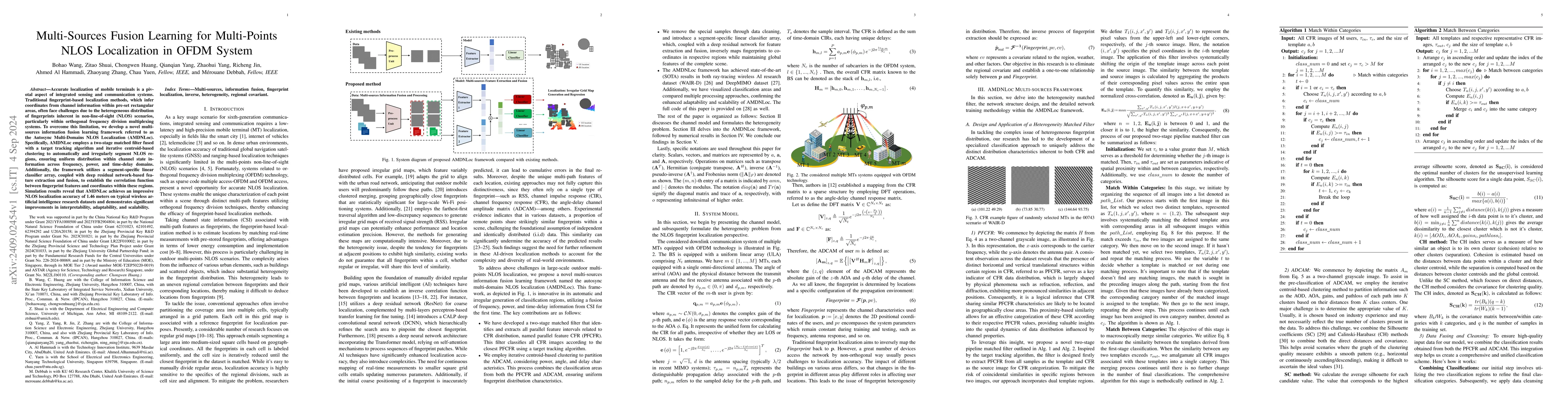 Thumbnail for Multi-Sources Fusion Learning for Multi-Points NLOS Localization in OFDM
  System