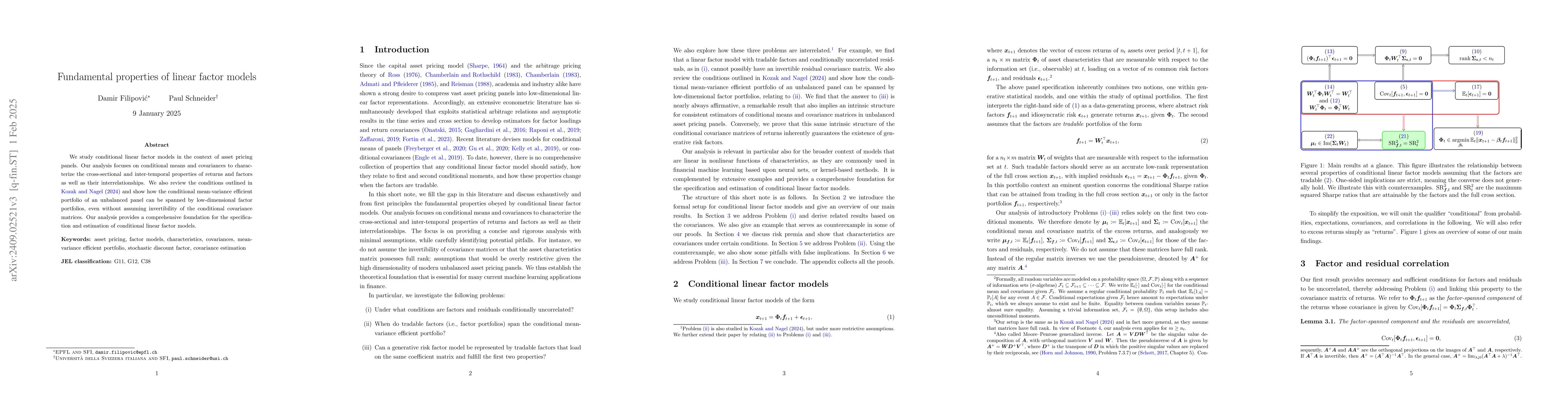 Thumbnail for Fundamental properties of linear factor models