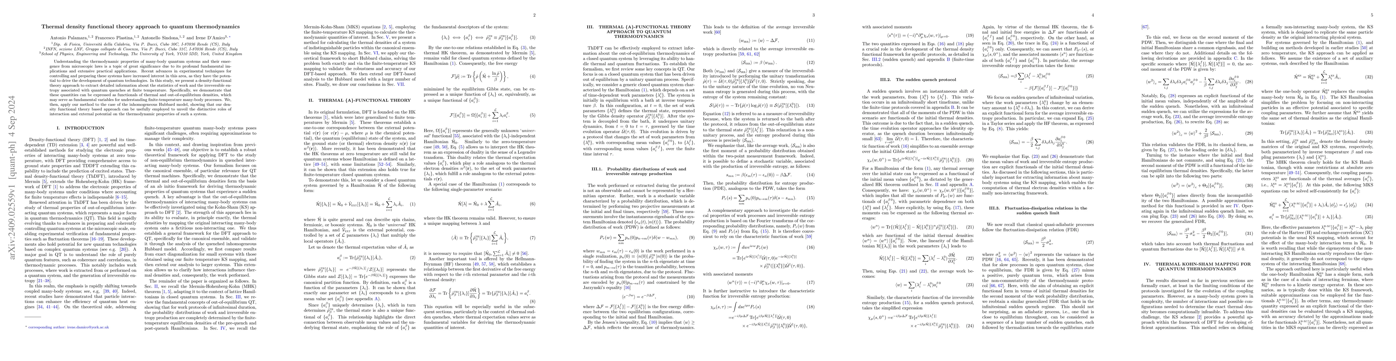 Thumbnail for Thermal density functional theory approach to quantum thermodynamics