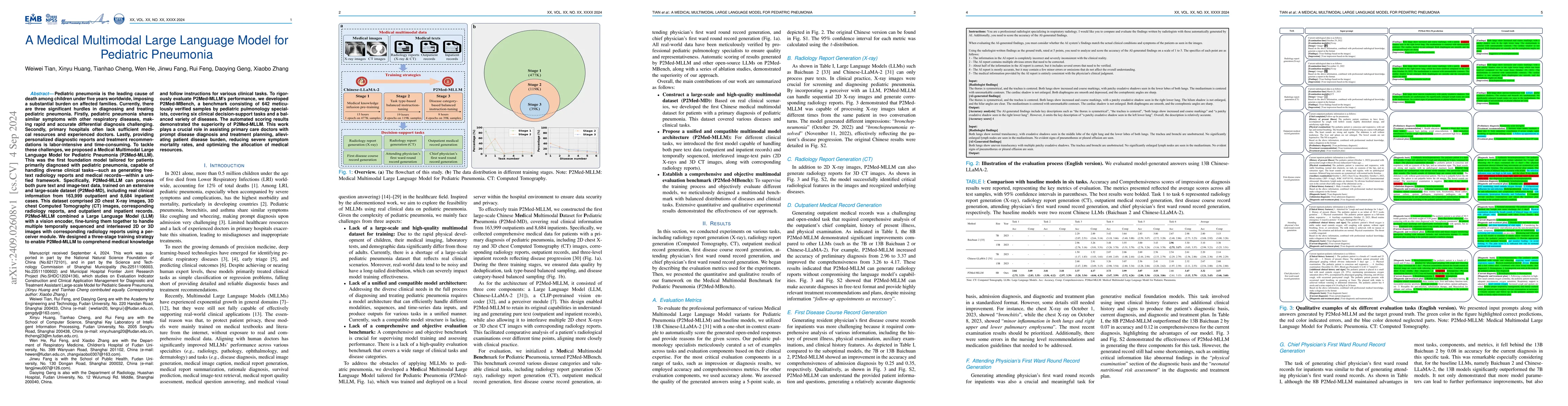Thumbnail for A Medical Multimodal Large Language Model for Pediatric Pneumonia