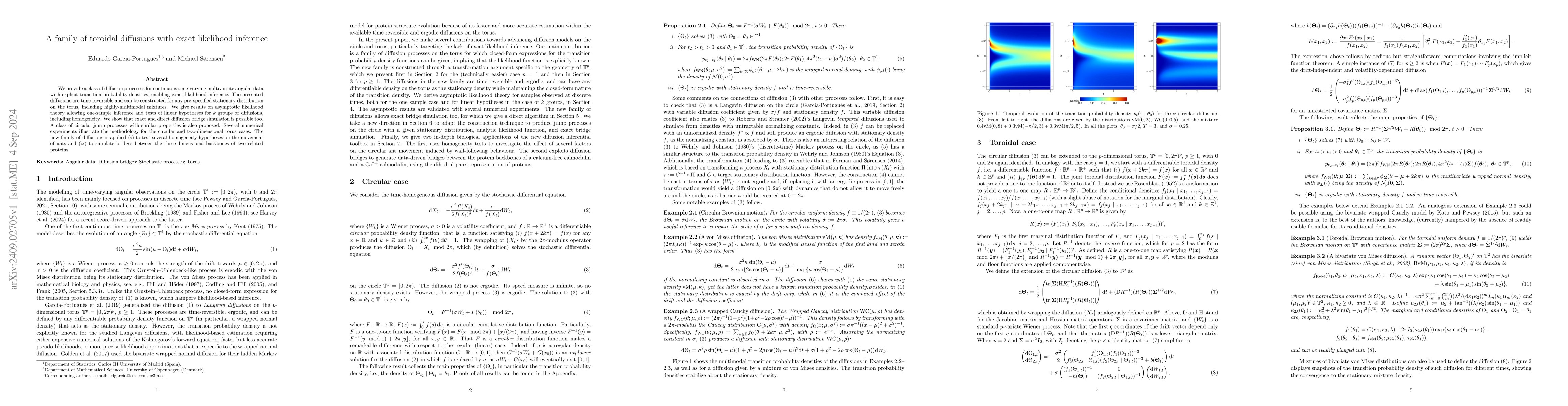 Thumbnail for A family of toroidal diffusions with exact likelihood inference