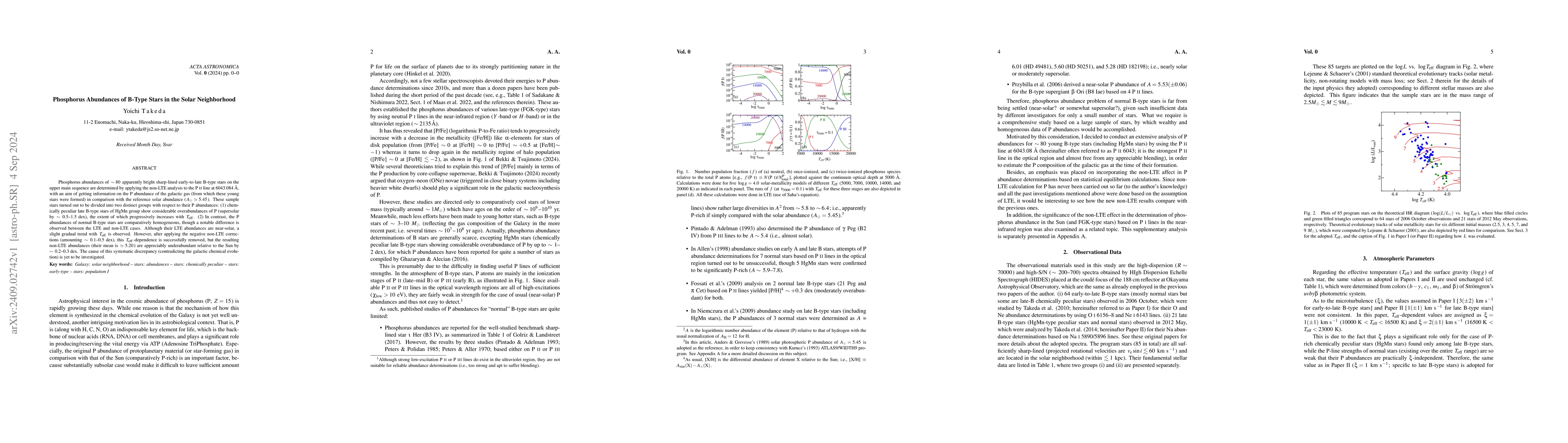 Thumbnail for Phosphorus Abundances of B-Type Stars in the Solar Neighborhood