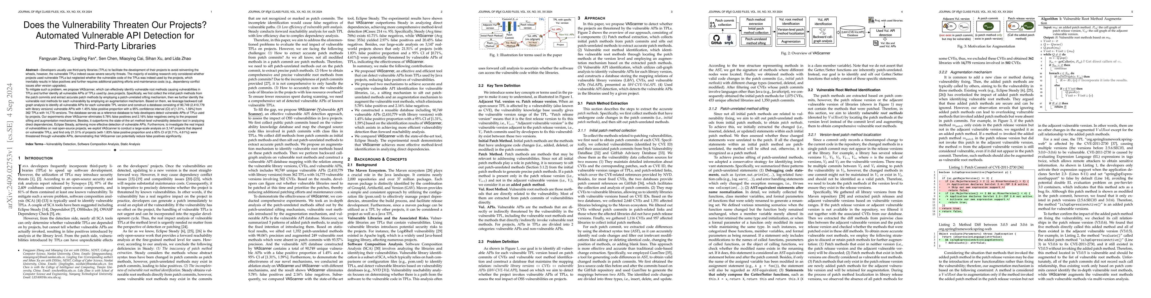Thumbnail for Does the Vulnerability Threaten Our Projects? Automated Vulnerable API
  Detection for Third-Party Libraries