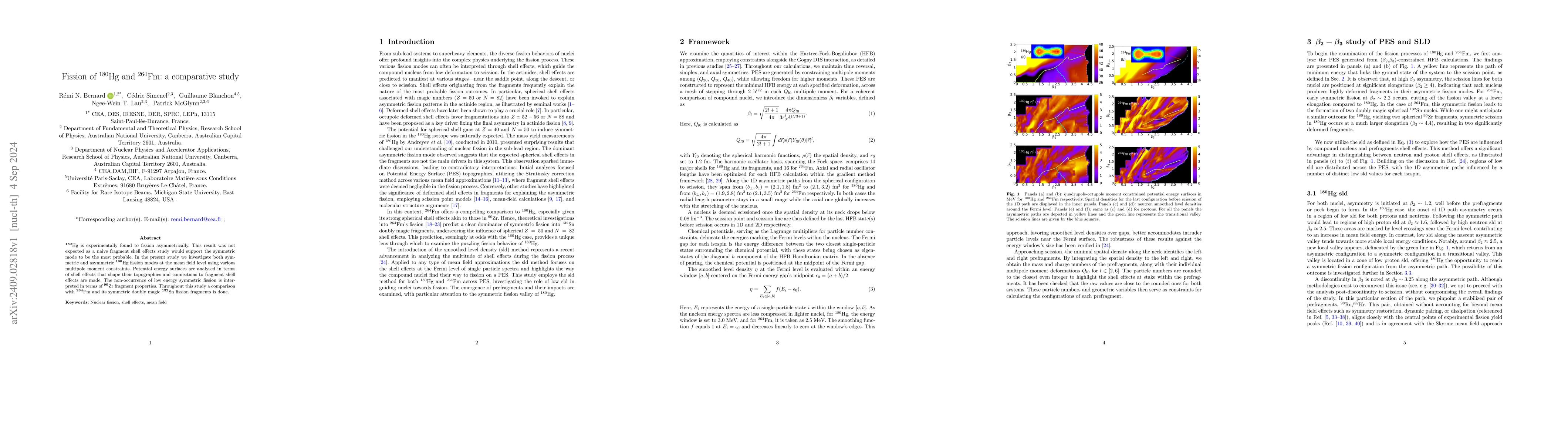 Thumbnail for Fission of $^{180}$Hg and $^{264}$Fm: a comparative study