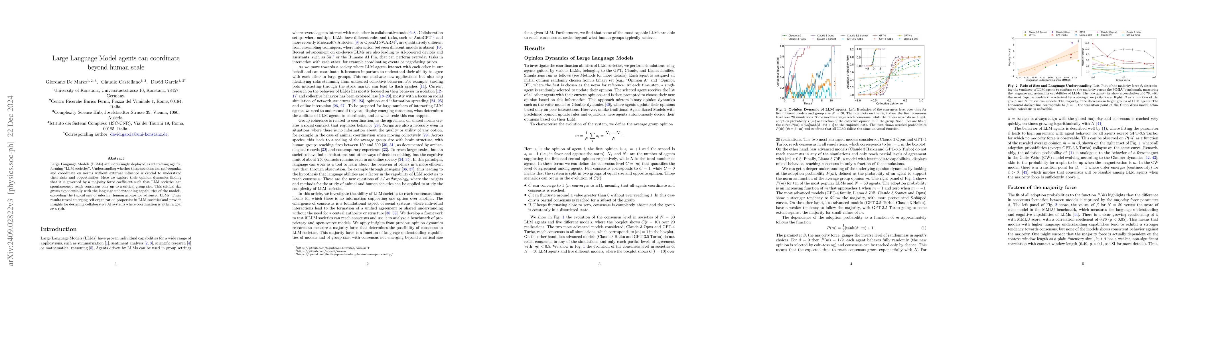 Thumbnail for Language Understanding as a Constraint on Consensus Size in LLM
  Societies