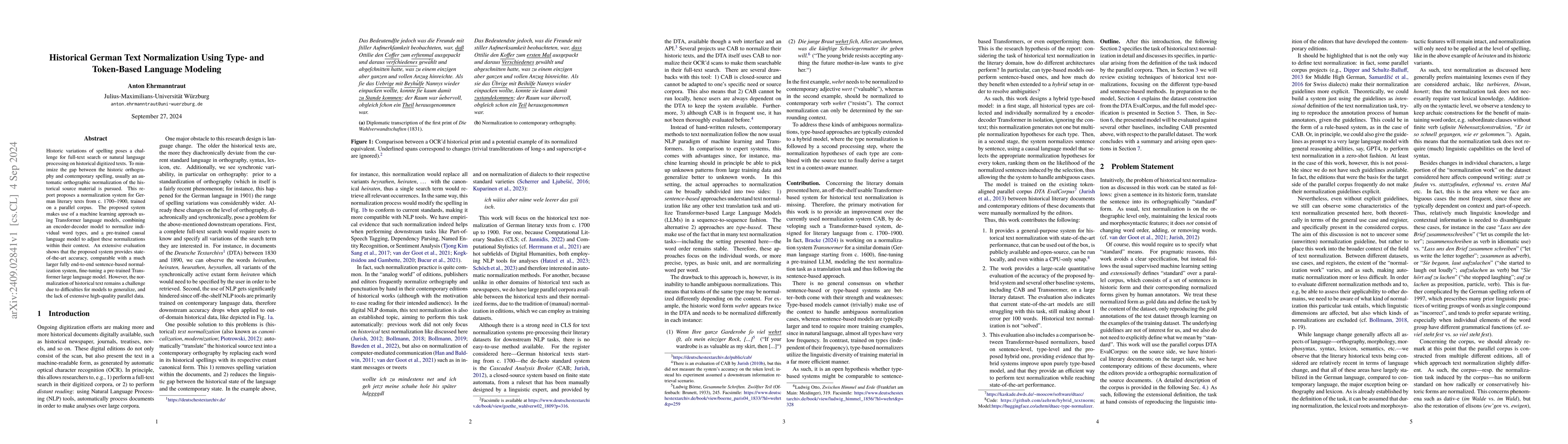 Thumbnail for Historical German Text Normalization Using Type- and Token-Based
  Language Modeling