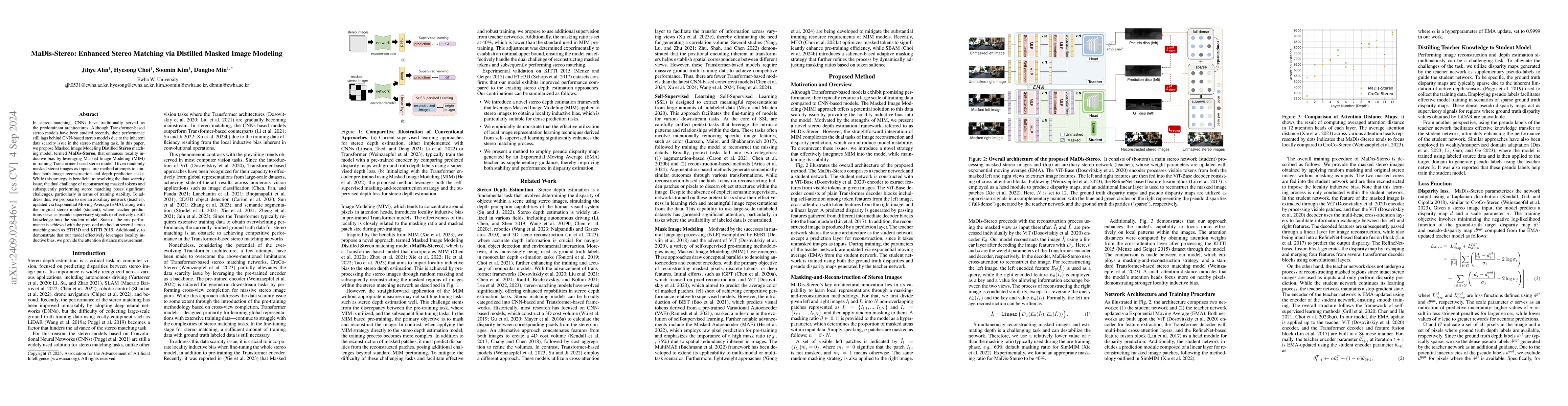 Thumbnail for MaDis-Stereo: Enhanced Stereo Matching via Distilled Masked Image
  Modeling