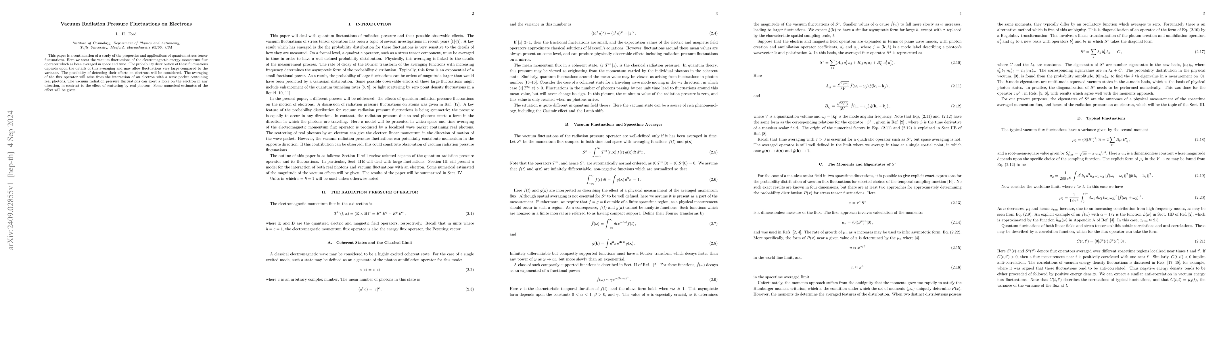 Thumbnail for Vacuum Radiation Pressure Fluctuations on Electrons