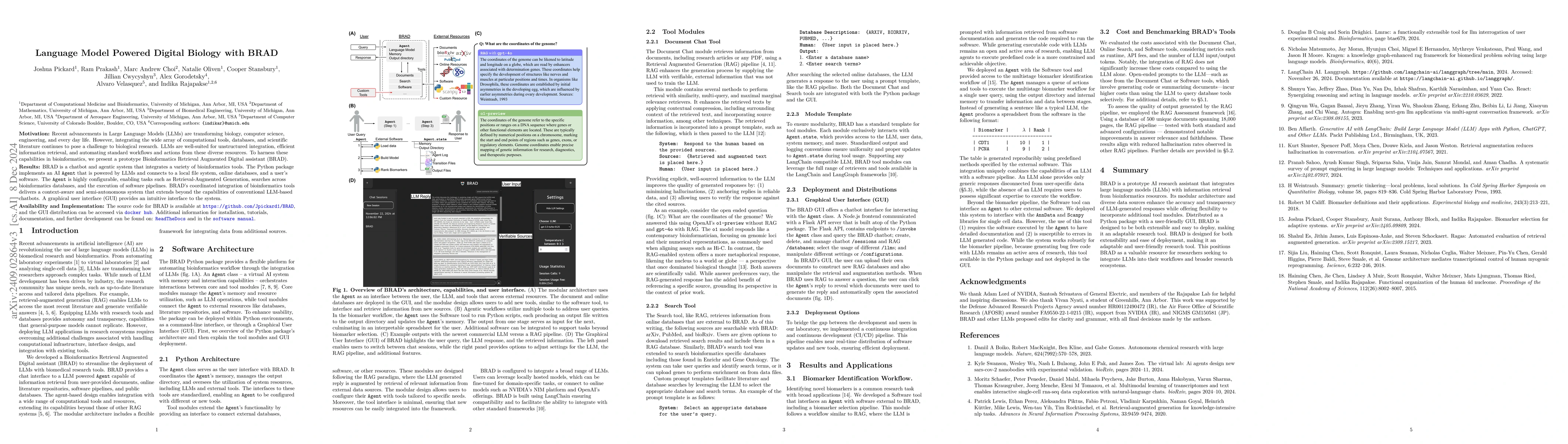Thumbnail for Bioinformatics Retrieval Augmentation Data (BRAD) Digital Assistant