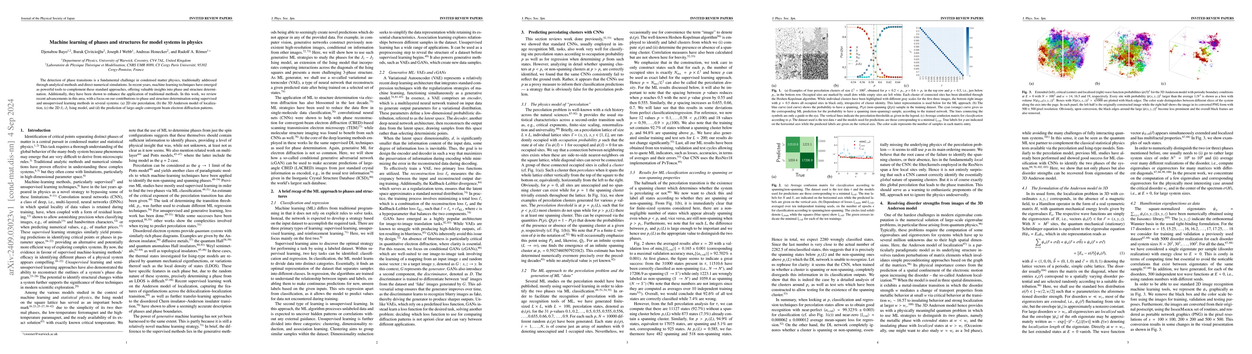 Thumbnail for Machine learning of phases and structures for model systems in physics