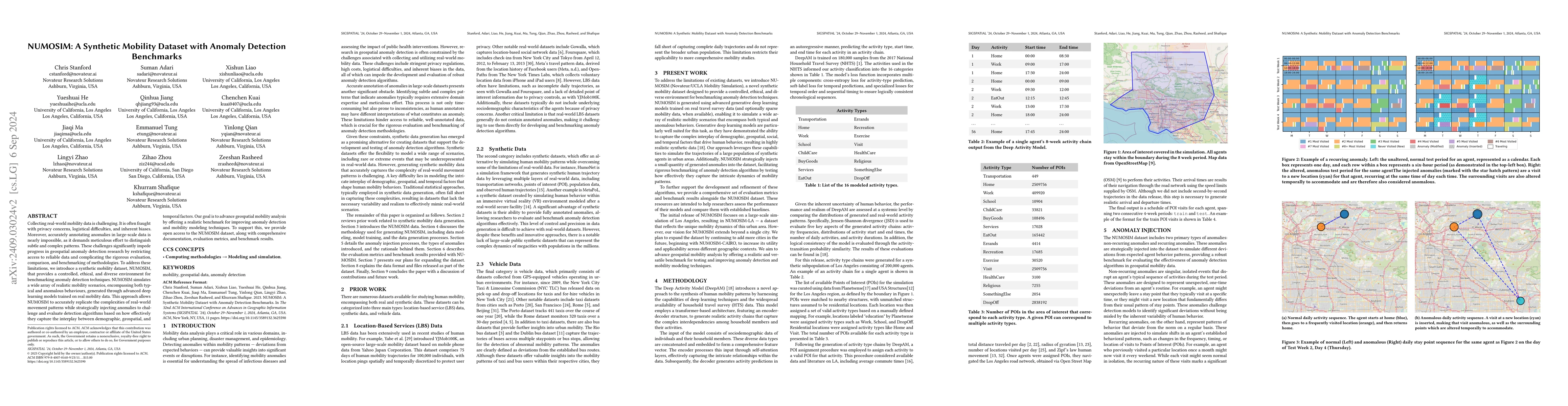 Thumbnail for NUMOSIM: A Synthetic Mobility Dataset with Anomaly Detection Benchmarks