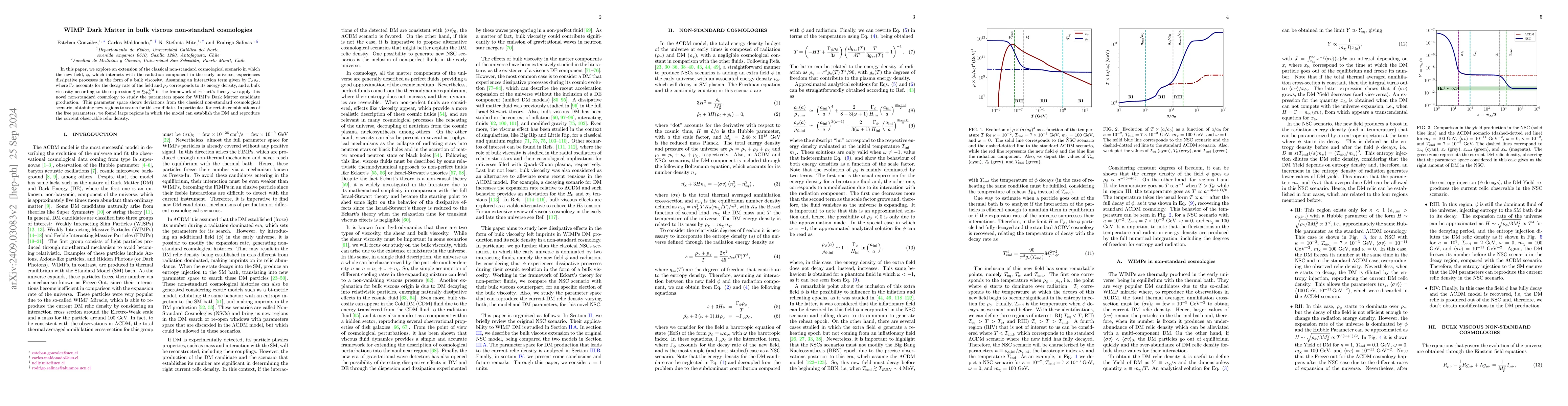 Thumbnail for WIMP dark matter in bulk viscous non-standard cosmologies