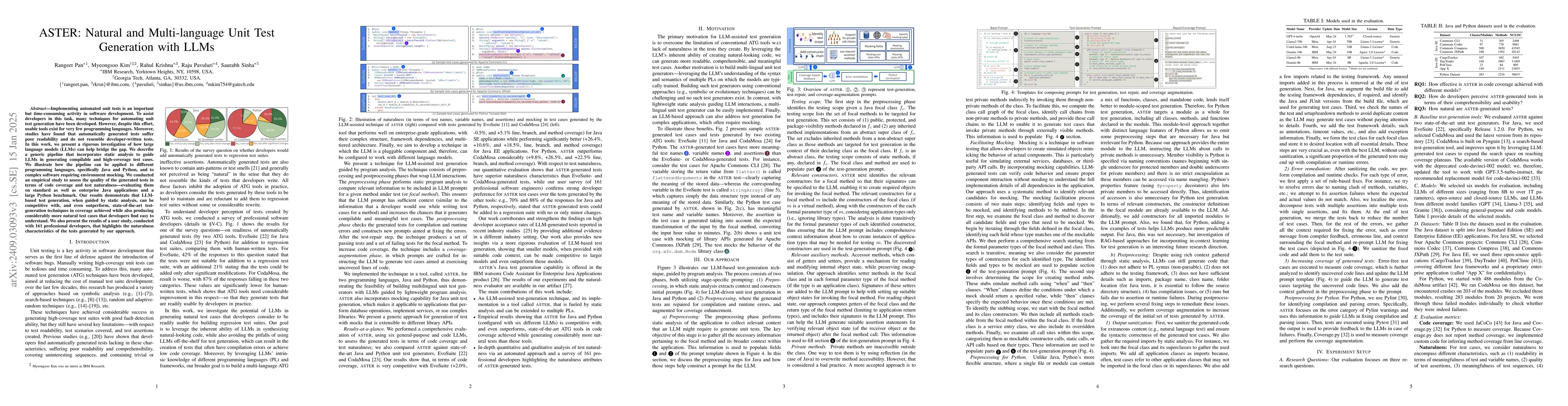 Thumbnail for Multi-language Unit Test Generation using LLMs