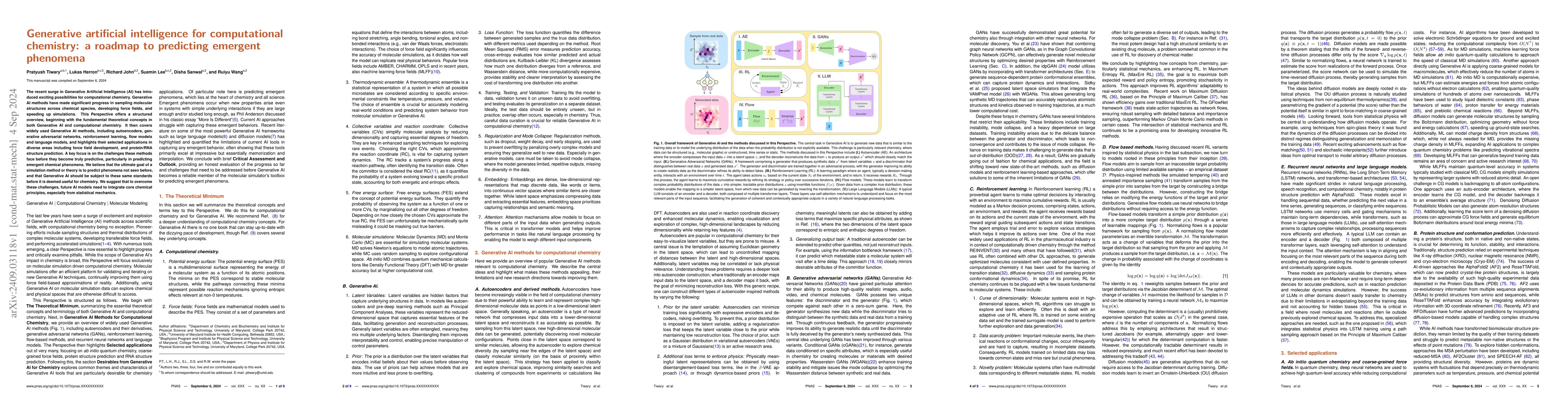Thumbnail for Generative artificial intelligence for computational chemistry: a
  roadmap to predicting emergent phenomena